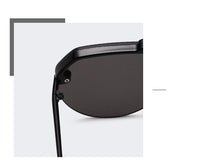 NEW Fashion Semi Rimless Pilot Red Sunglasses - Phoenix Gold